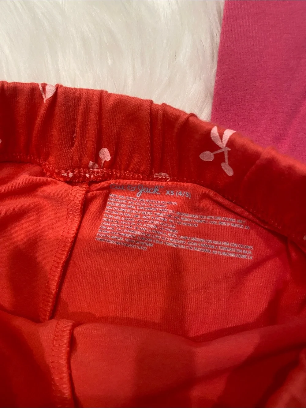 Cat & Jack Girls' 4/5 Pink, Coral, Yellow & Blue Shorts & Skorts Lot